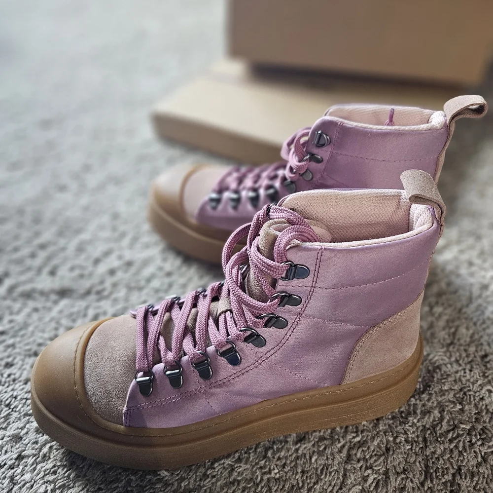 Mauve Hiker Boots - Picture 9 of 11